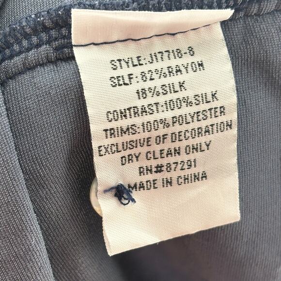 Johnny Was Blue Nomi Velvet Smock Button Down Shirt - Picture 11 of 11